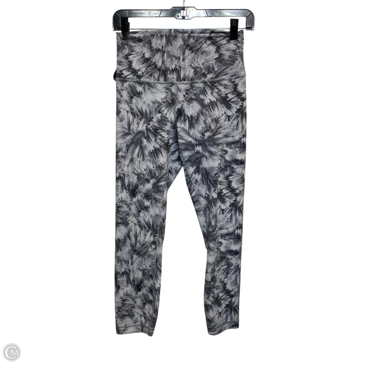 Athletic Leggings Designer By Lululemon In Grey, Size: S