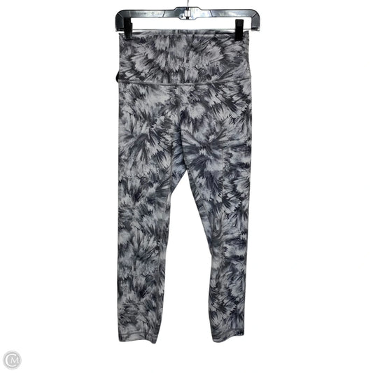 Athletic Leggings Designer By Lululemon In Grey, Size: S