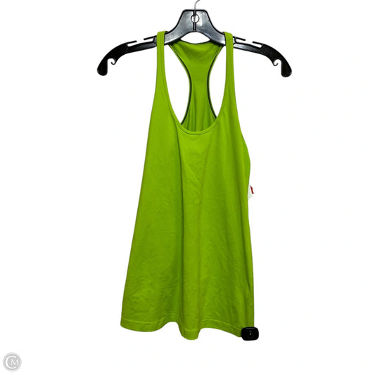Athletic Tank Top Designer By Lululemon In Green, Size: 4
