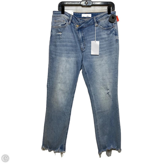Jeans Straight By Vervet In Blue Denim, Size: 10