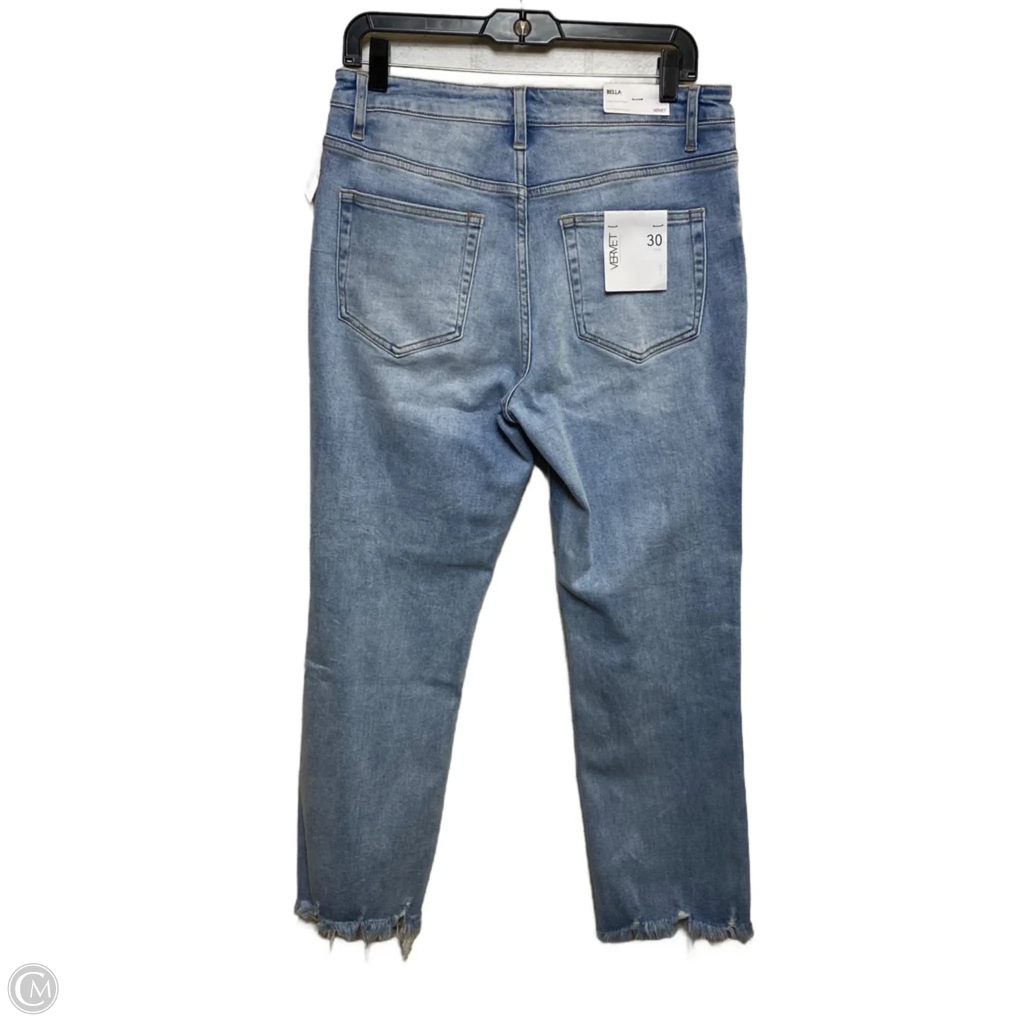 Jeans Straight By Vervet In Blue Denim, Size: 10