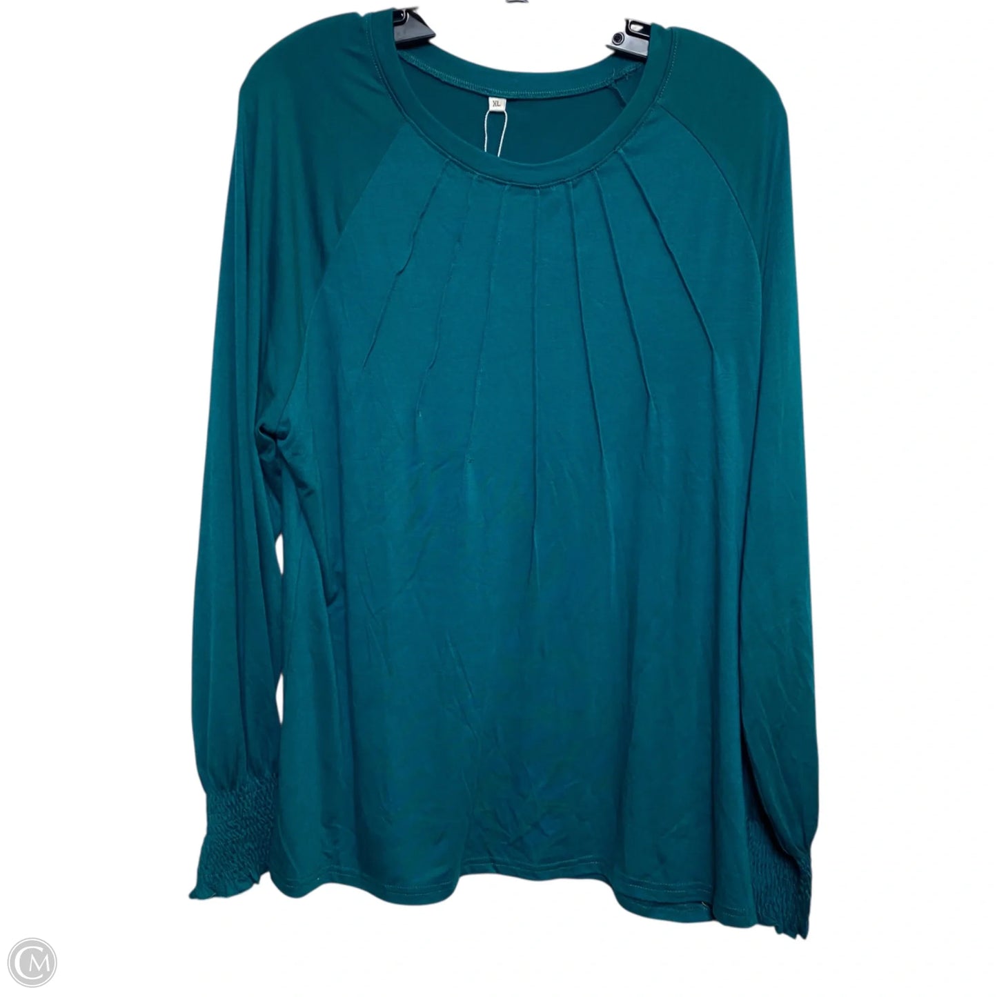 Top Long Sleeve By Anrabess In Green, Size: Xl