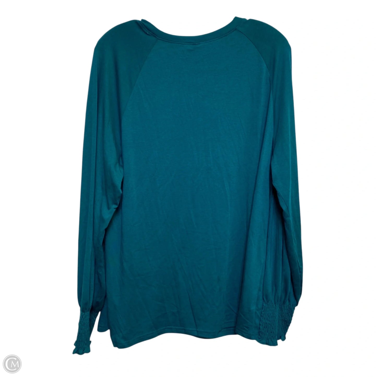 Top Long Sleeve By Anrabess In Green, Size: Xl