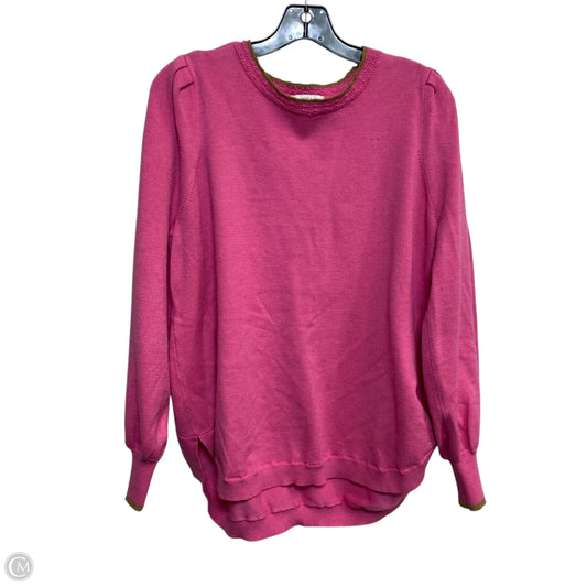 Sweater By Crown And Ivy In Pink, Size: Xl