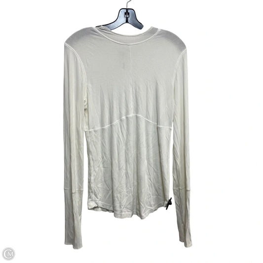 Top Long Sleeve By Free People In White, Size: L