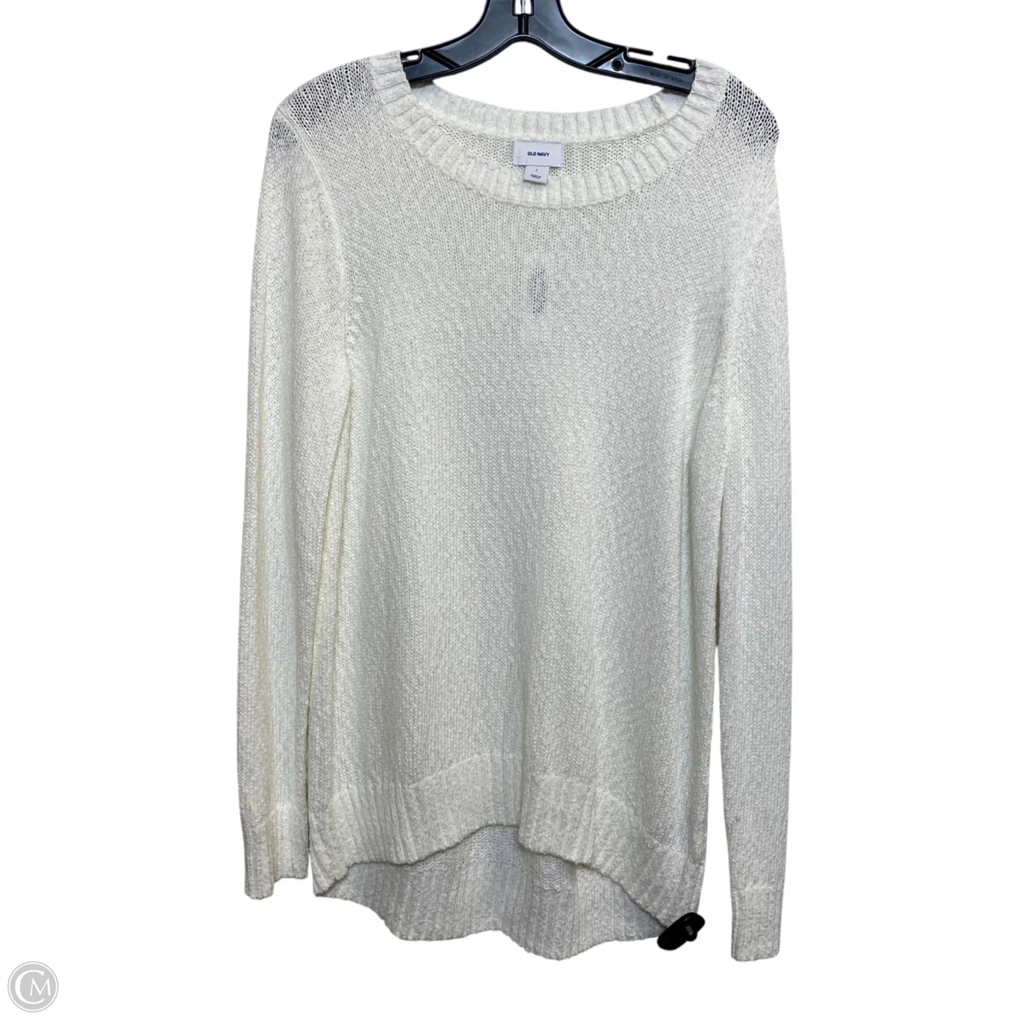 Sweater By Old Navy In White, Size: L