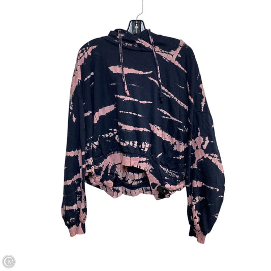 Top Long Sleeve By Young Fabulous & Broke In Tie Dye Print, Size: S