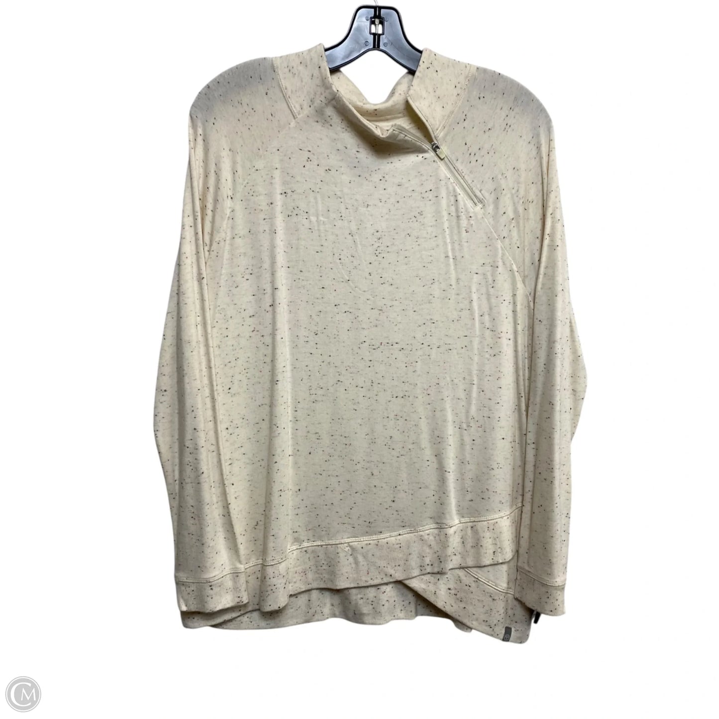 Top Long Sleeve By Talbots In Cream, Size: Lp
