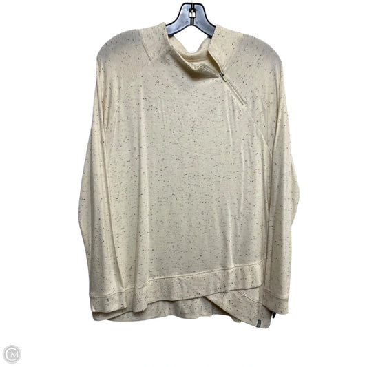 Top Long Sleeve By Talbots In Cream, Size: Lp