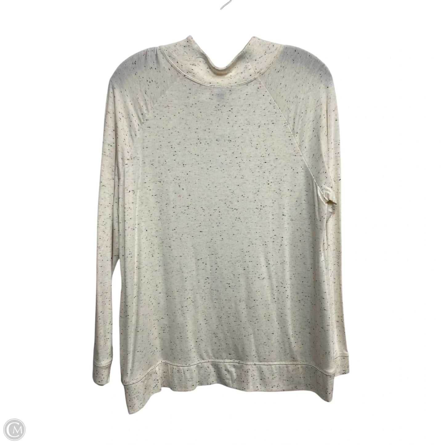 Top Long Sleeve By Talbots In Cream, Size: Lp