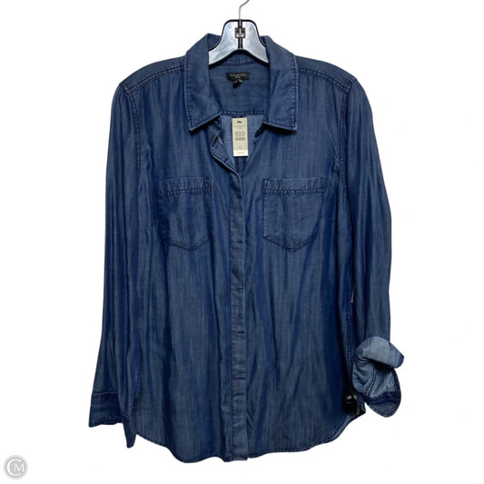 Top Long Sleeve By Talbots In Blue, Size: Lp