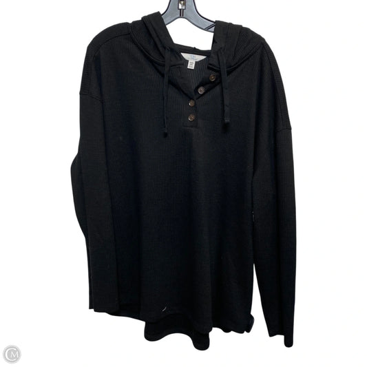 Top Long Sleeve By Time And Tru In Black, Size: 3x
