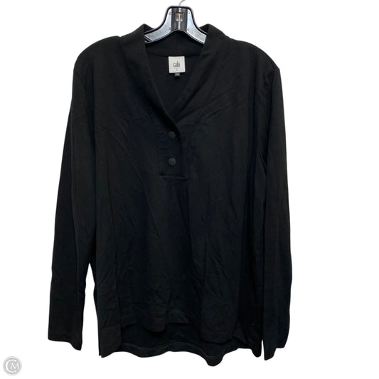 Top Long Sleeve By Cabi In Black, Size: L
