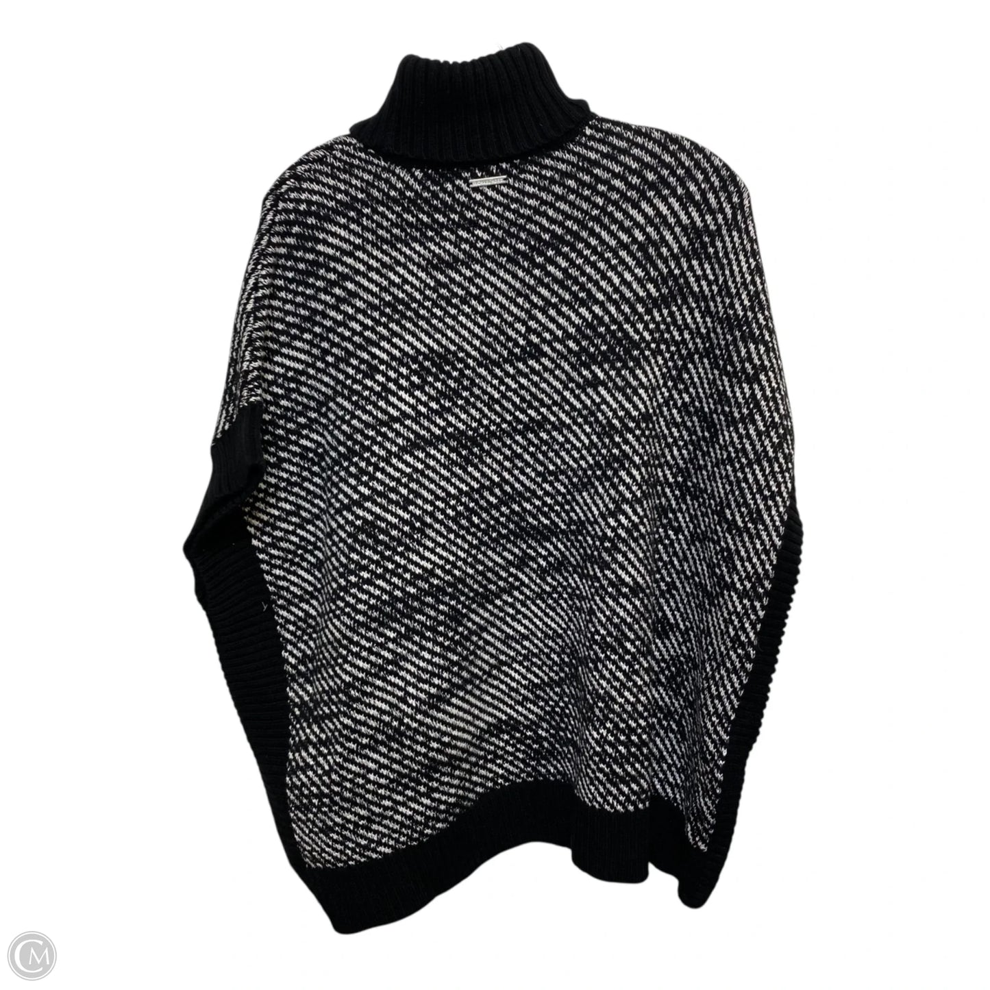 Sweater Short Sleeve By Michael By Michael Kors In Black & White, Size: S
