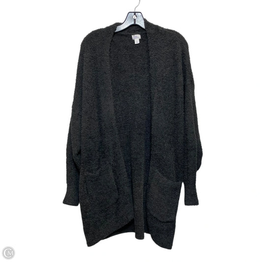Sweater Cardigan By Stars Above In Grey, Size: M