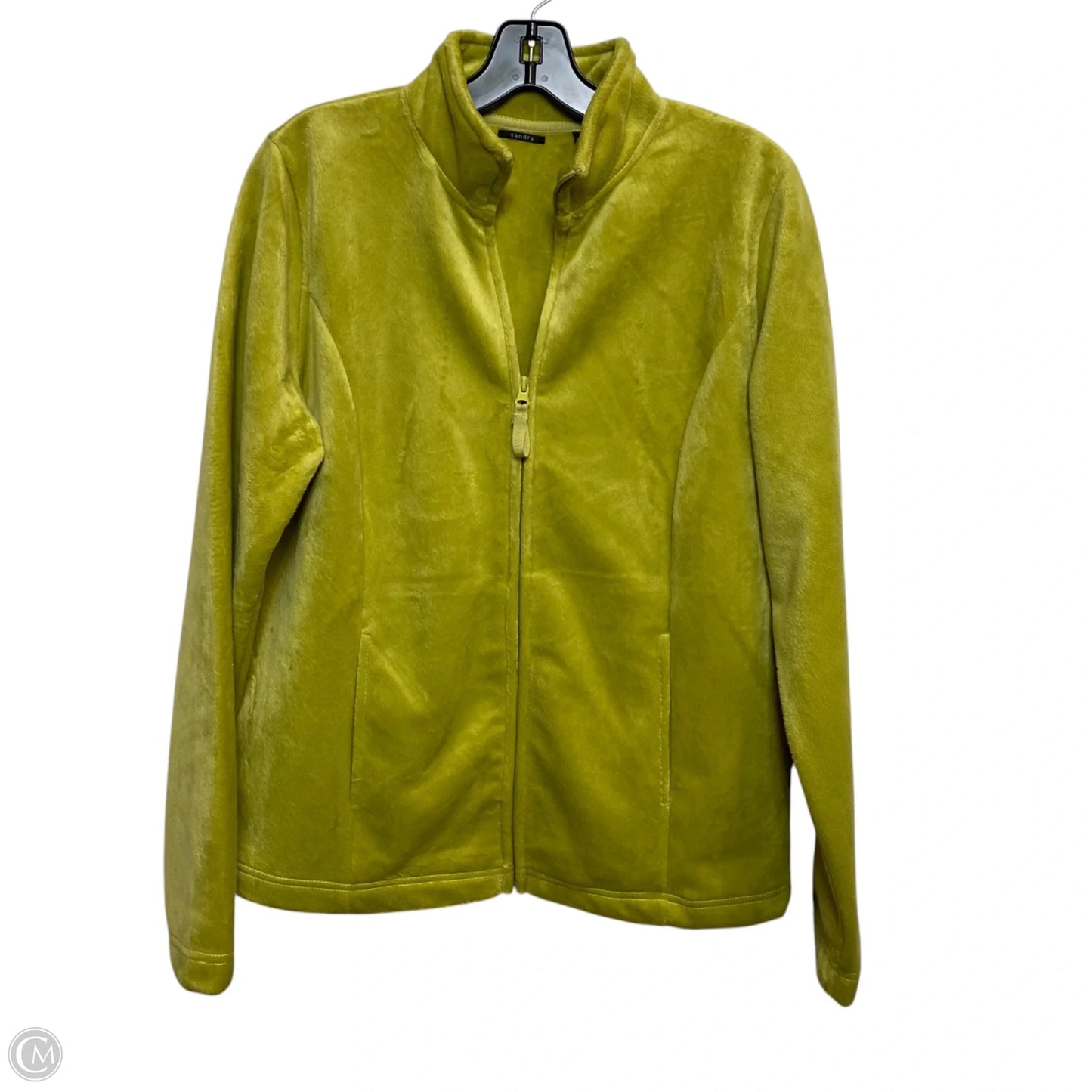 Jacket Fleece By Sandra In Green, Size: L