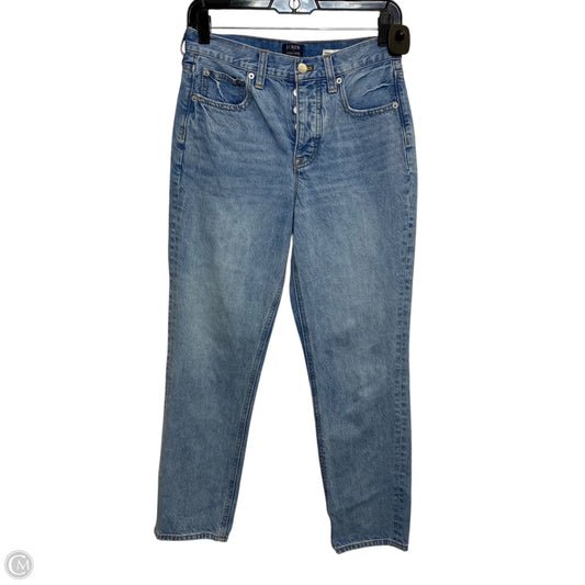 Jeans Straight By J. Crew In Blue Denim, Size: 2