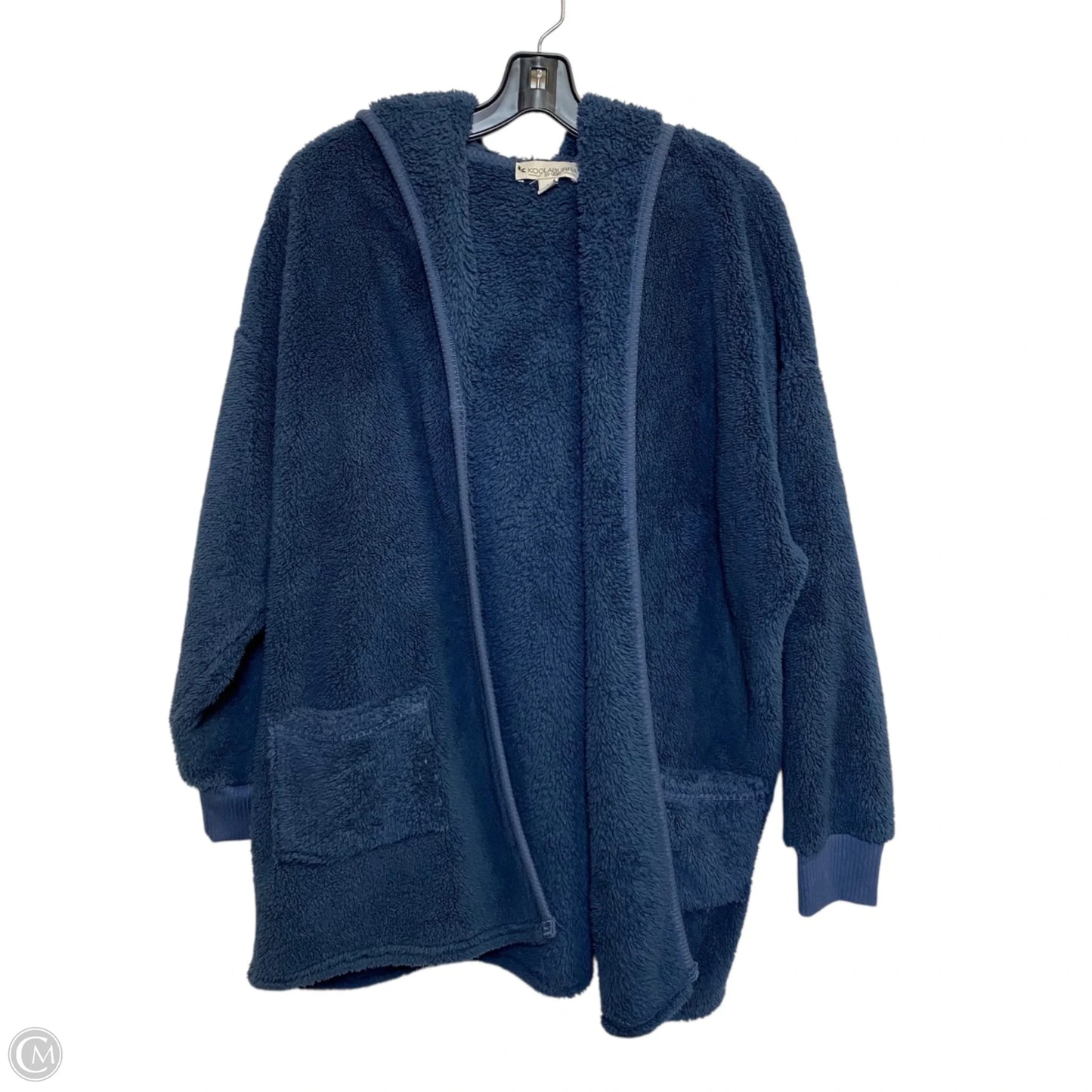 Jacket Fleece By Koolaburra By Ugg In Blue, Size: L