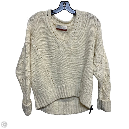 Sweater By Pilcro In Cream, Size: Xs
