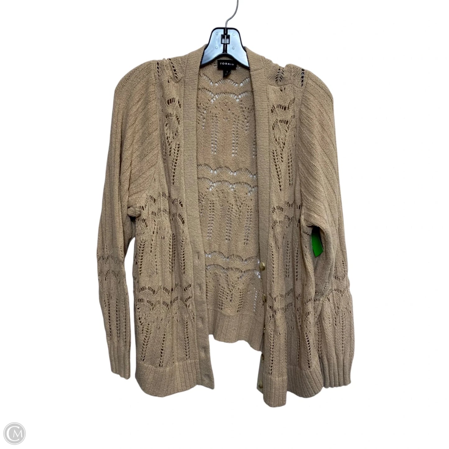 Cardigan By Torrid In Tan, Size: 1x