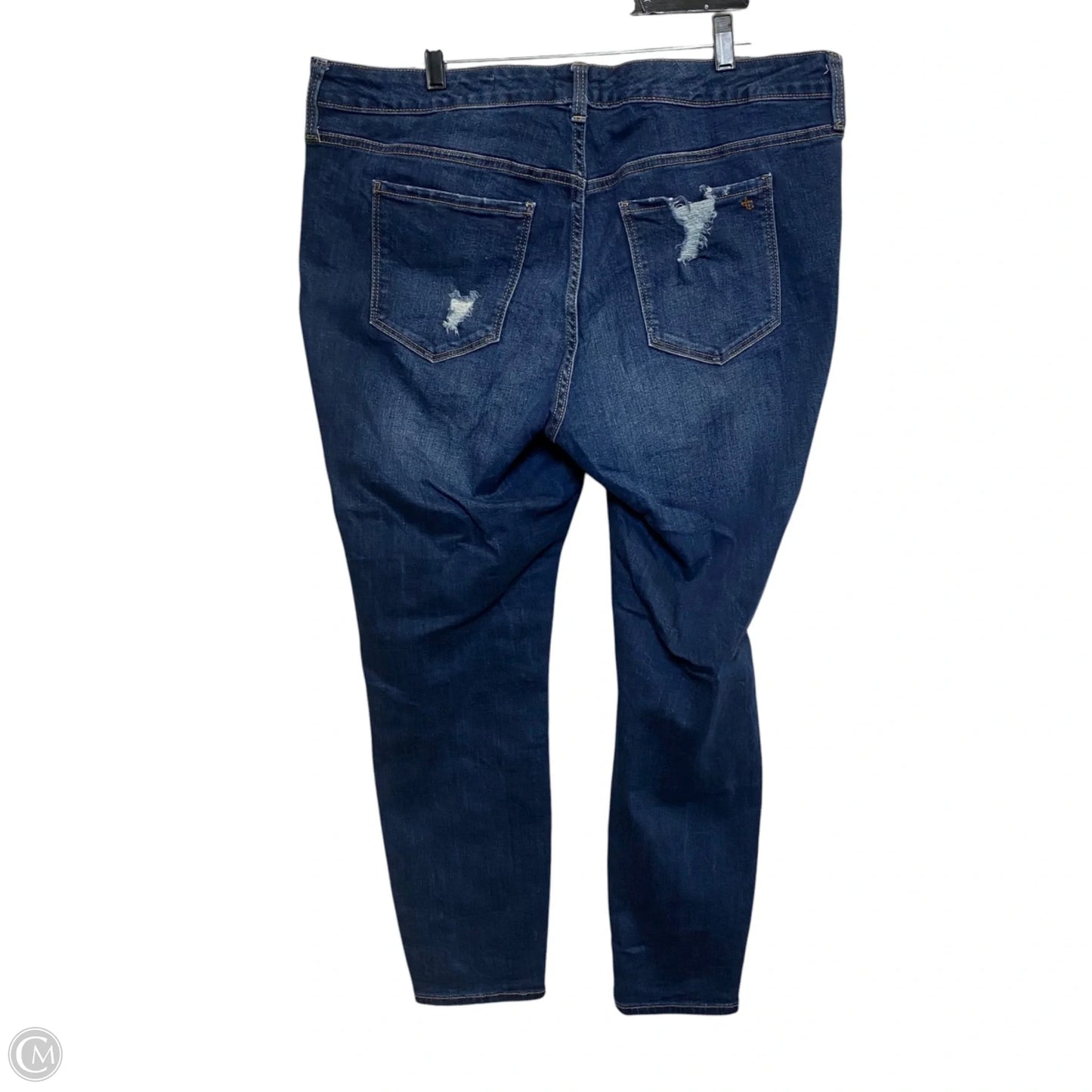 Jeans Skinny By True Craft In Blue Denim, Size: 18