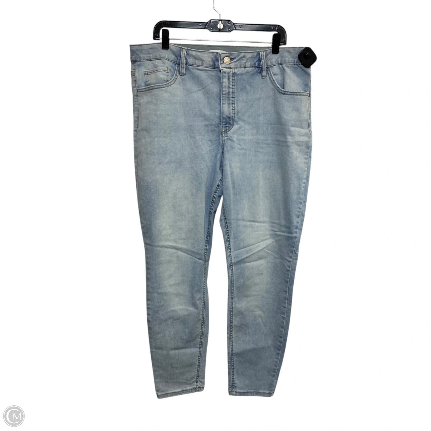 Jeans Skinny By Ava & Viv In Blue Denim, Size: 18