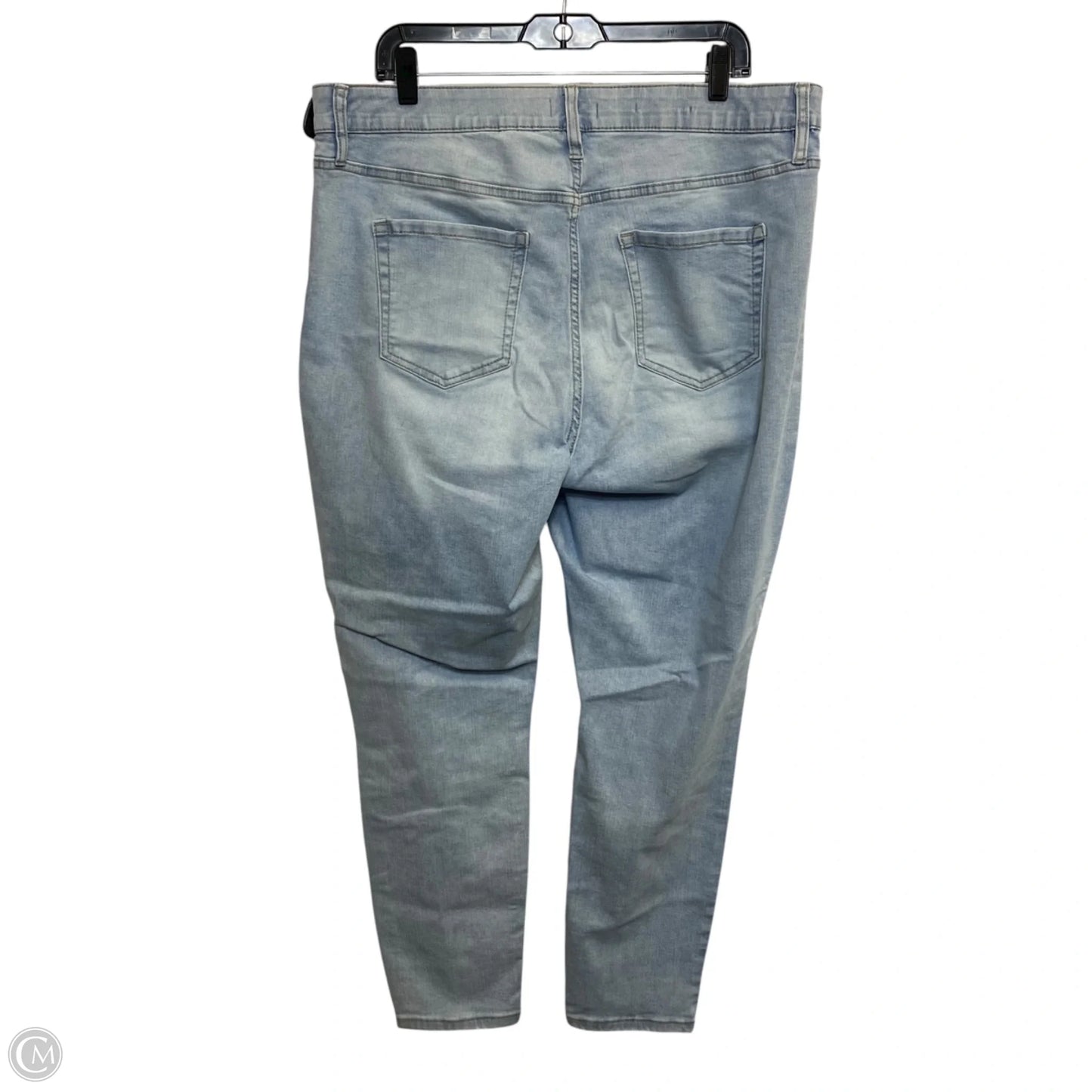 Jeans Skinny By Ava & Viv In Blue Denim, Size: 18