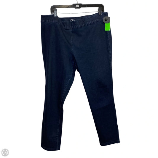 Jeans Jeggings By New York And Co In Blue Denim, Size: 18