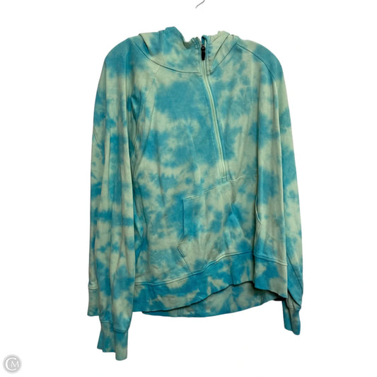 Sweatshirt Hoodie By Zelos In Green, Size: 2x