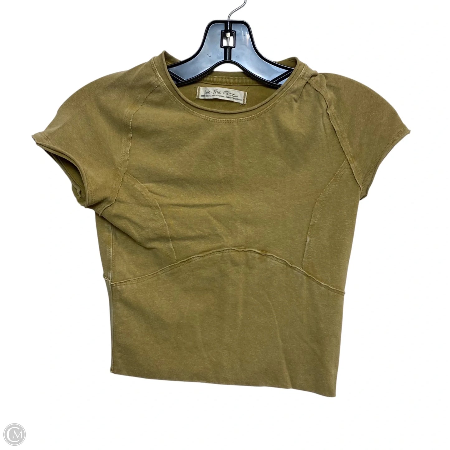Top Short Sleeve By We The Free In Green, Size: Xs