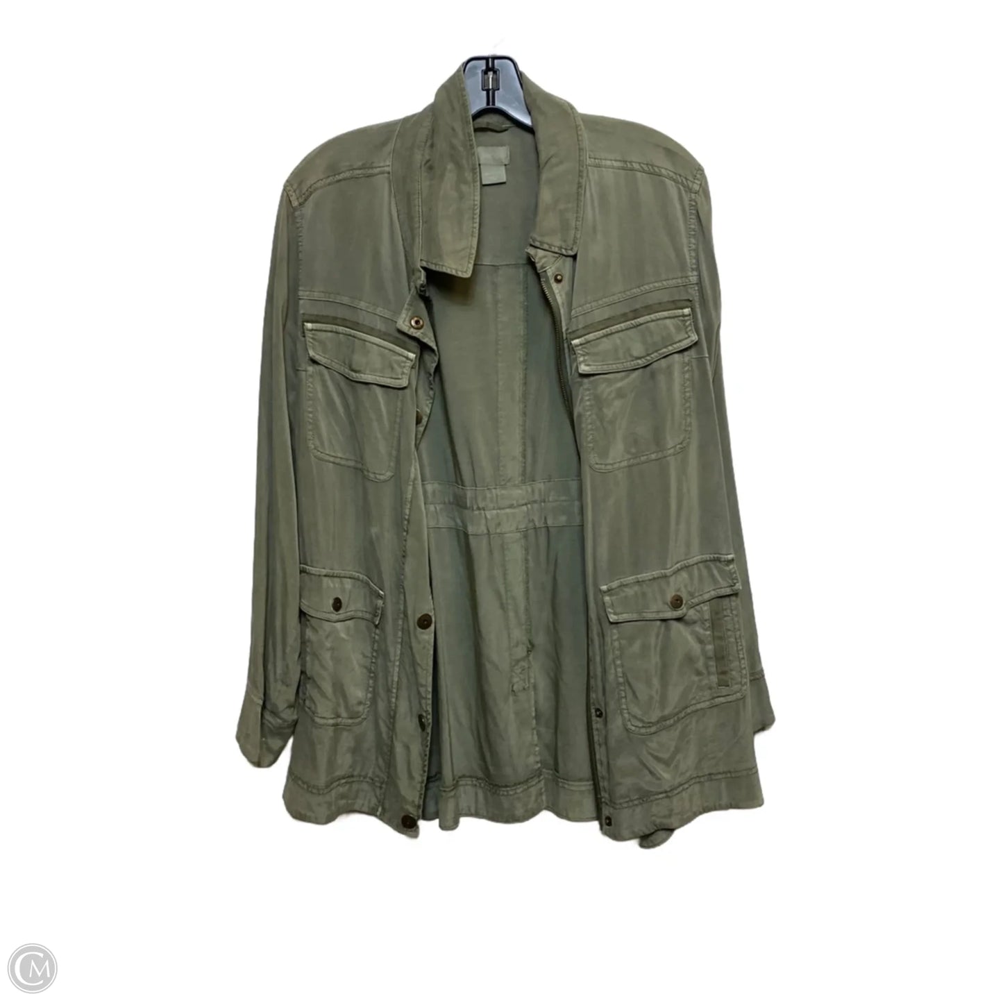 Jacket Other By Chicos In Green, Size: M