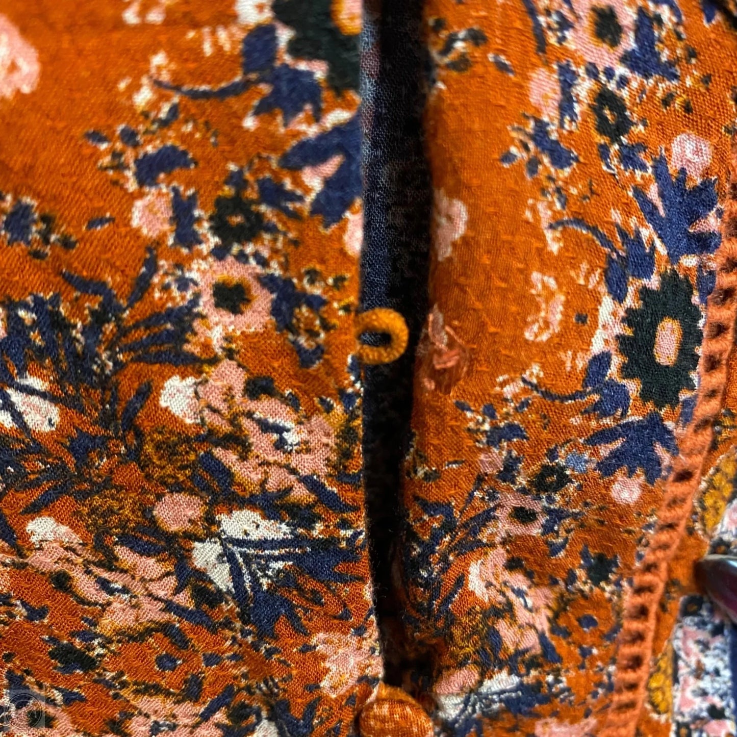 Top Long Sleeve By Altard State In Brown & Pink, Size: S