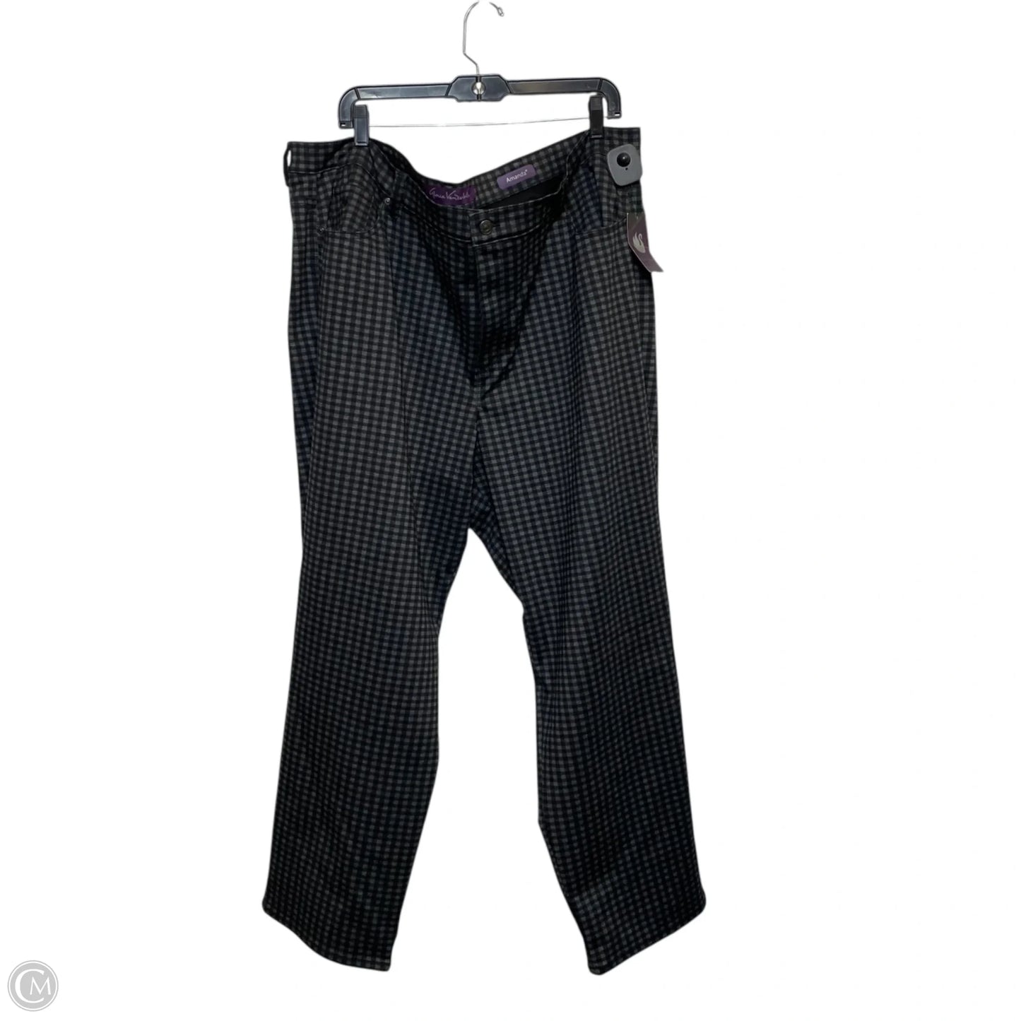 Pants Other By Gloria Vanderbilt In Black & Grey, Size: 24