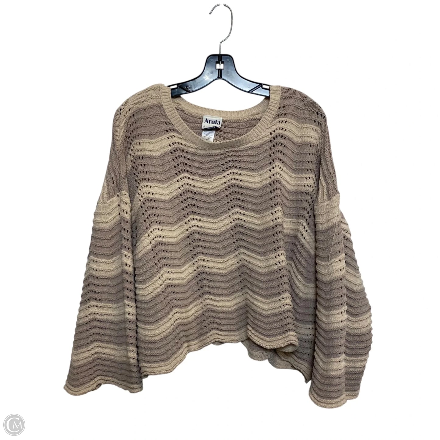 Sweater By Arula In Tan, Size: 1x