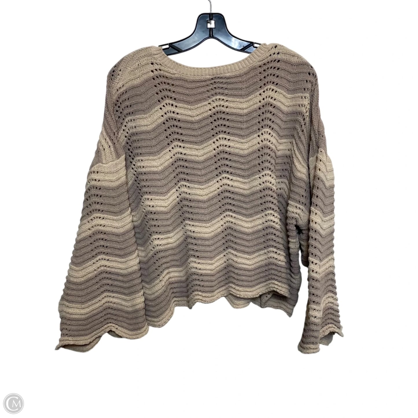 Sweater By Arula In Tan, Size: 1x