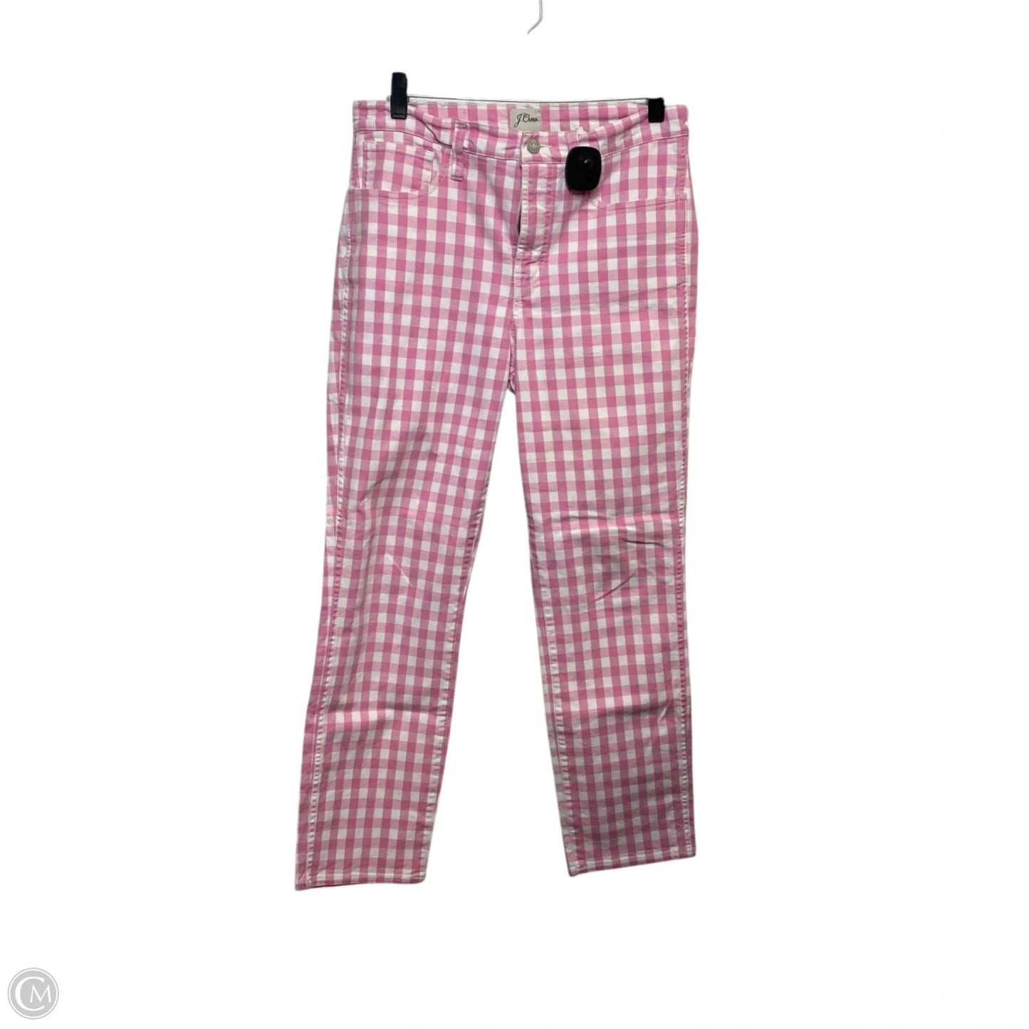 Jeans Straight By J. Crew In Pink Denim, Size: 6