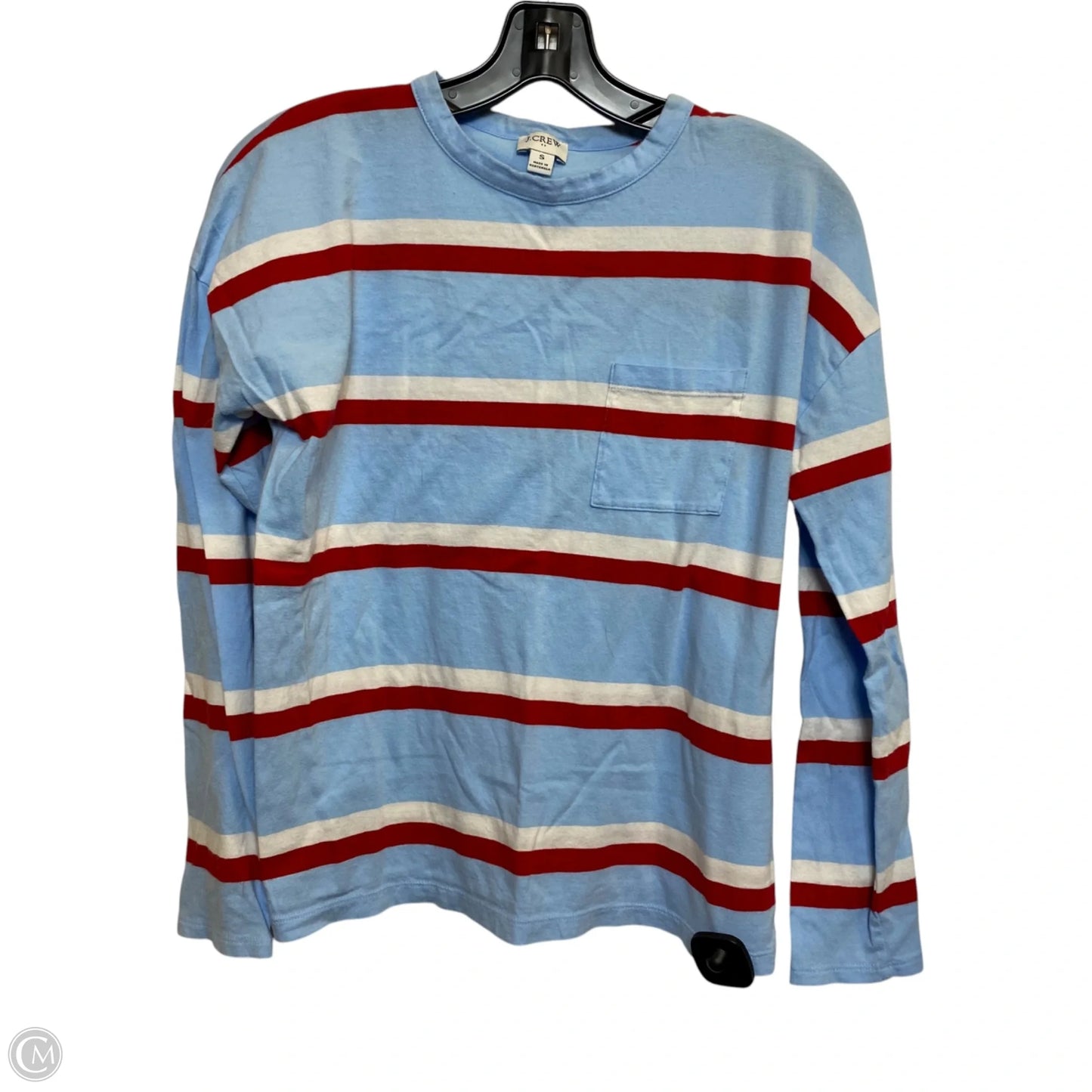 Top Long Sleeve Basic By J. Crew In Blue, Size: S