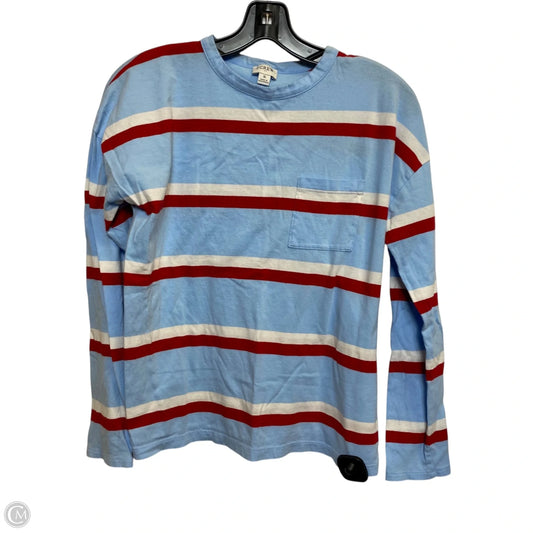 Top Long Sleeve Basic By J. Crew In Blue, Size: S