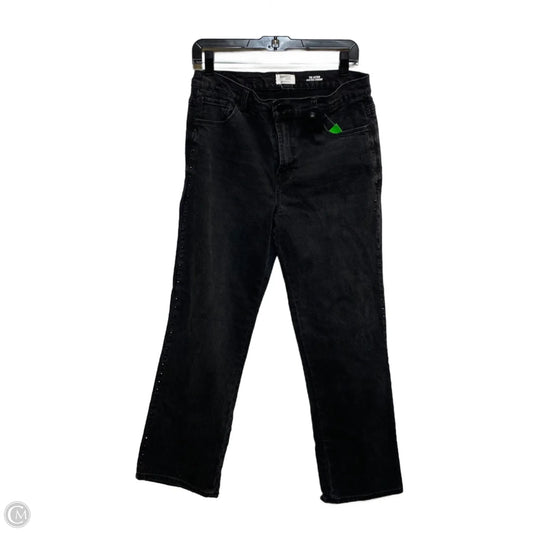 Jeans Straight By Kensie In Black Denim, Size: 8