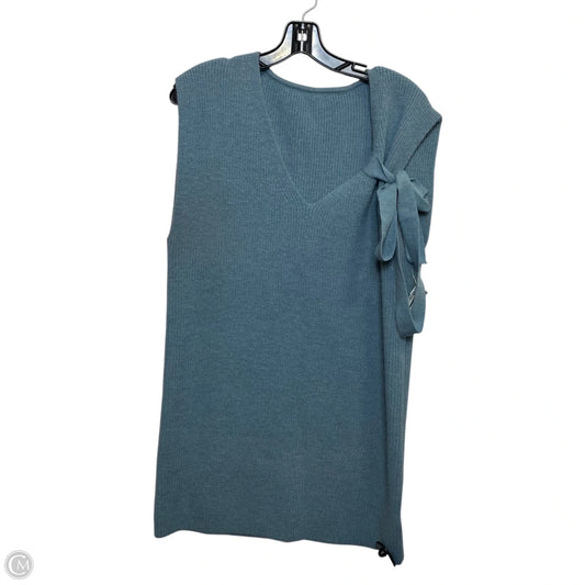 Sweater Short Sleeve By Dazy In Blue, Size: L