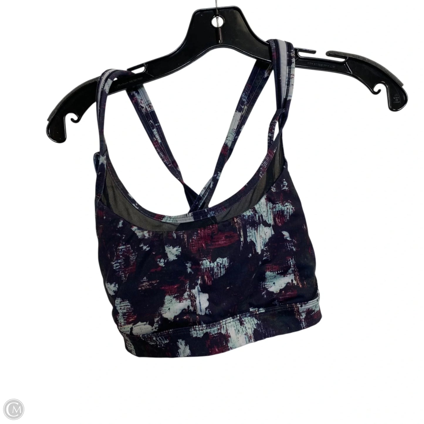 Athletic Bra By Lululemon In Blue & Purple, Size: M