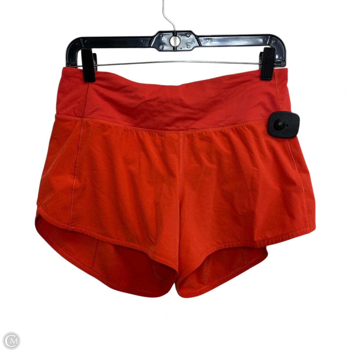 Athletic Shorts By Lululemon In Orange, Size: M