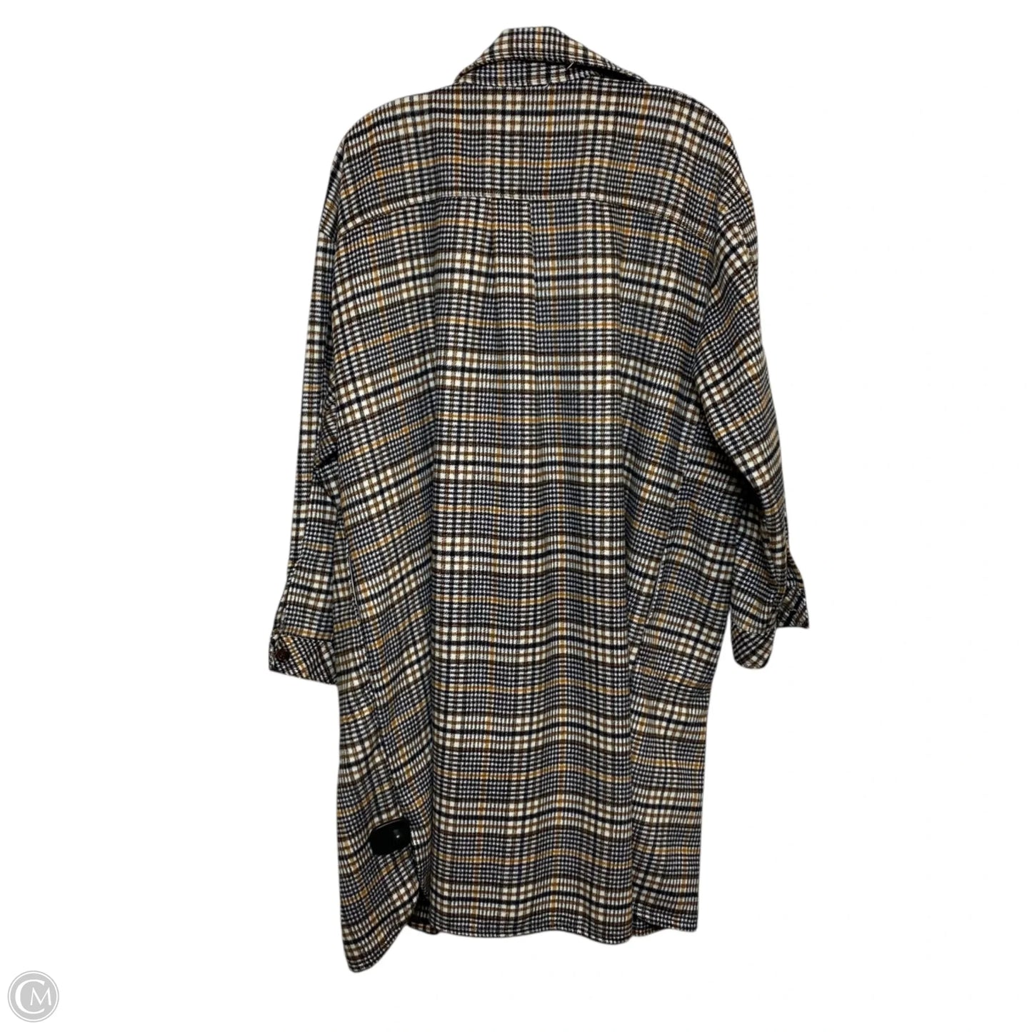 Jacket Shirt By Ruby Rd In Black & Brown, Size: Xl