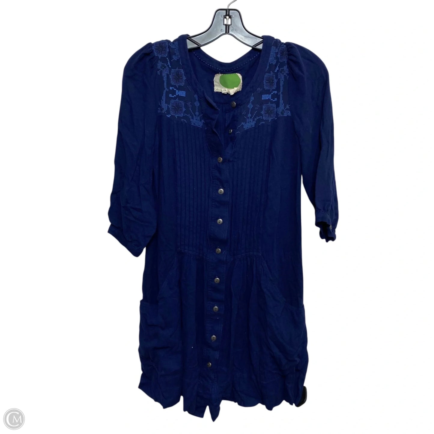 Dress Casual Short By Anthropologie In Blue, Size: Xs