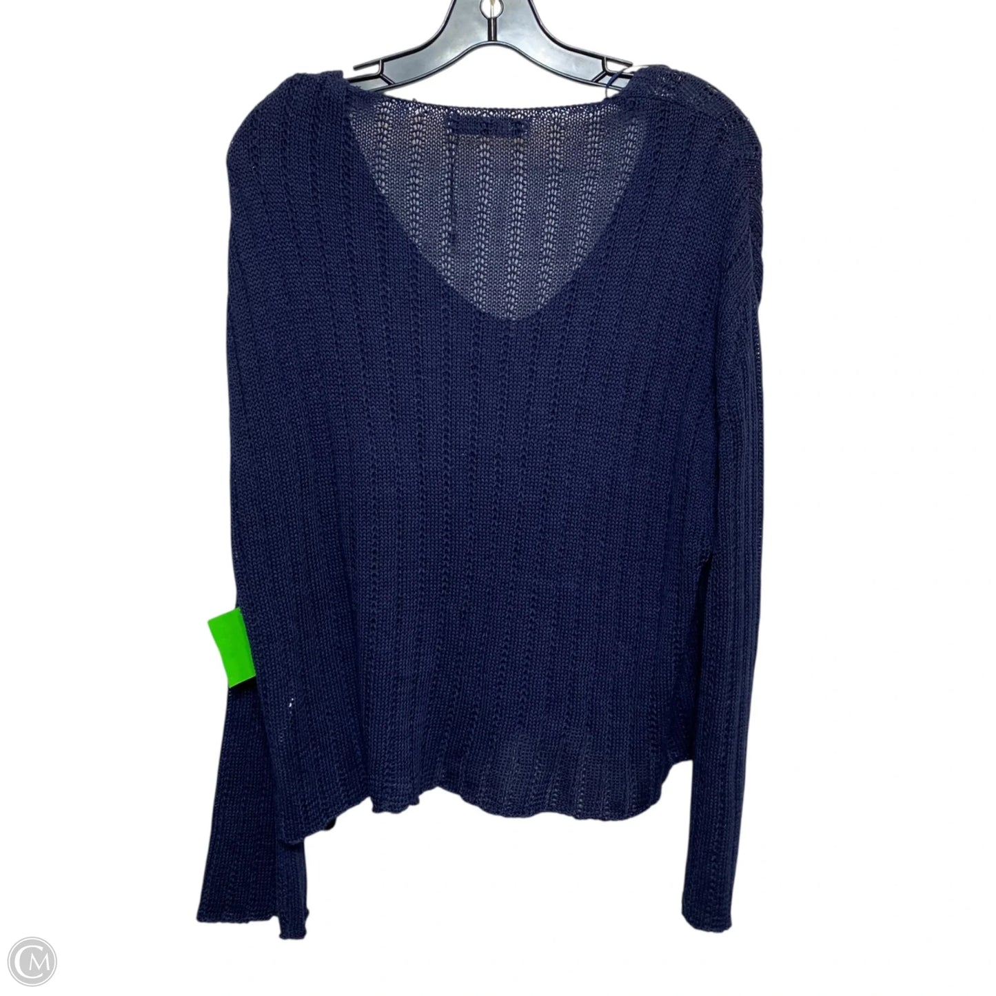 Top Long Sleeve By Zara In Blue, Size: S
