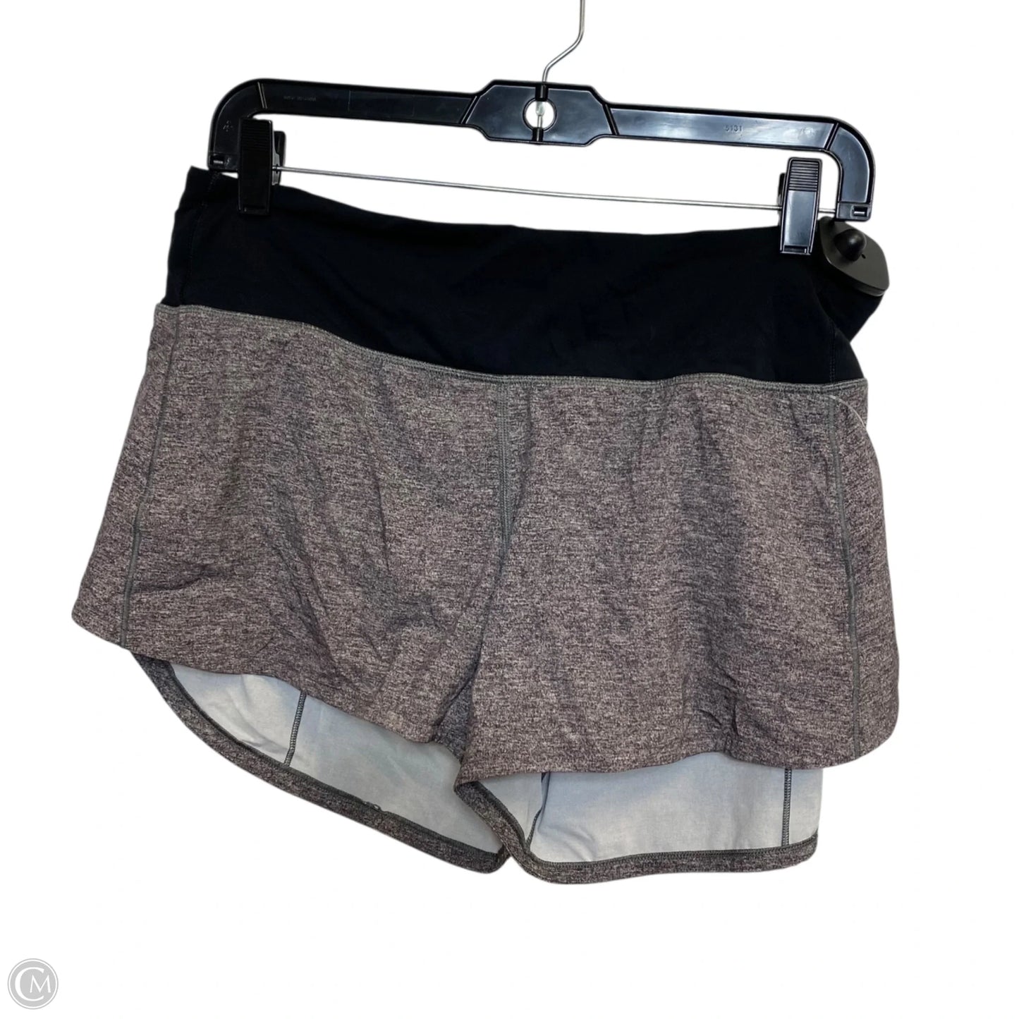 Athletic Shorts By Lululemon In Grey, Size: 8l