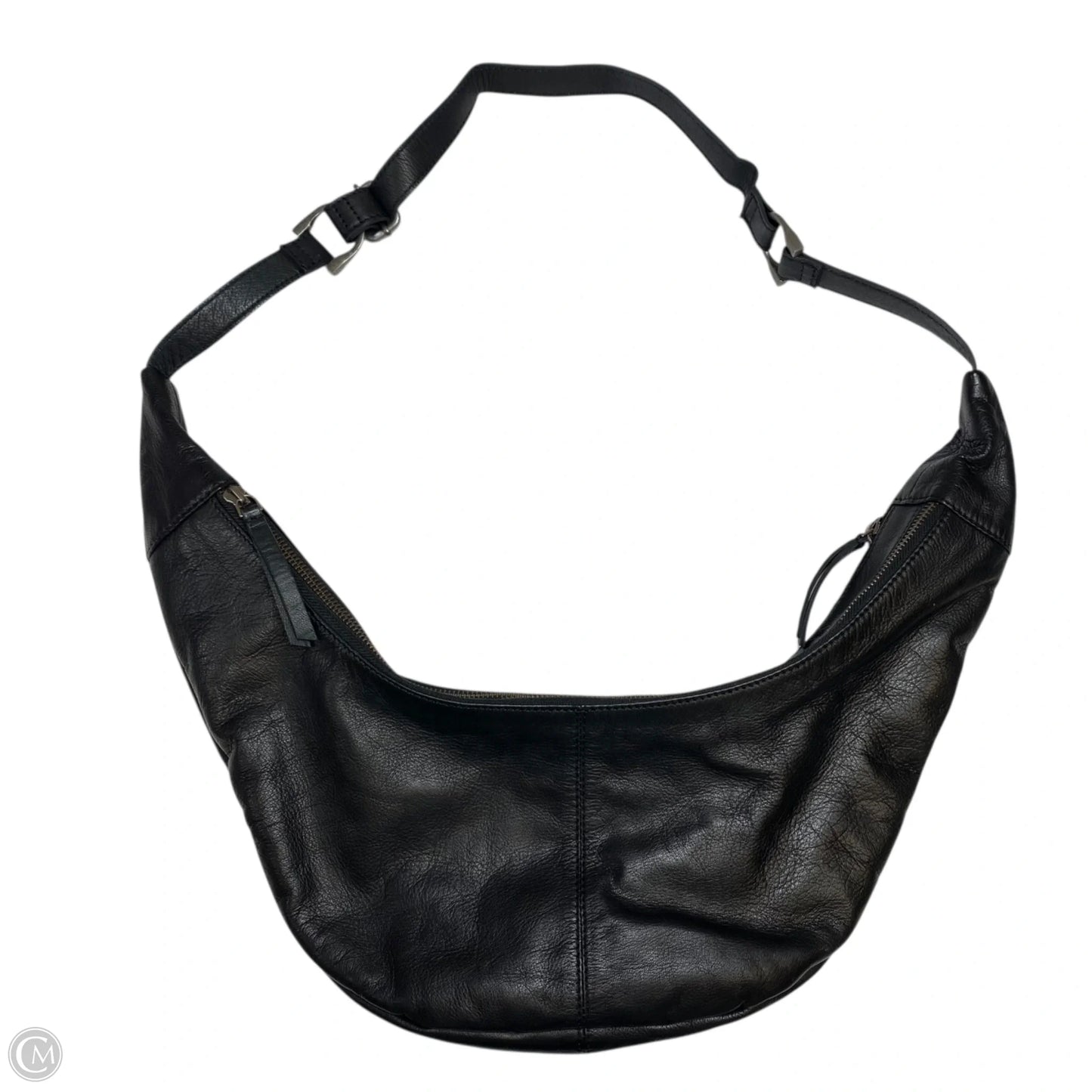 Crossbody Leather By Free People, Size: Medium