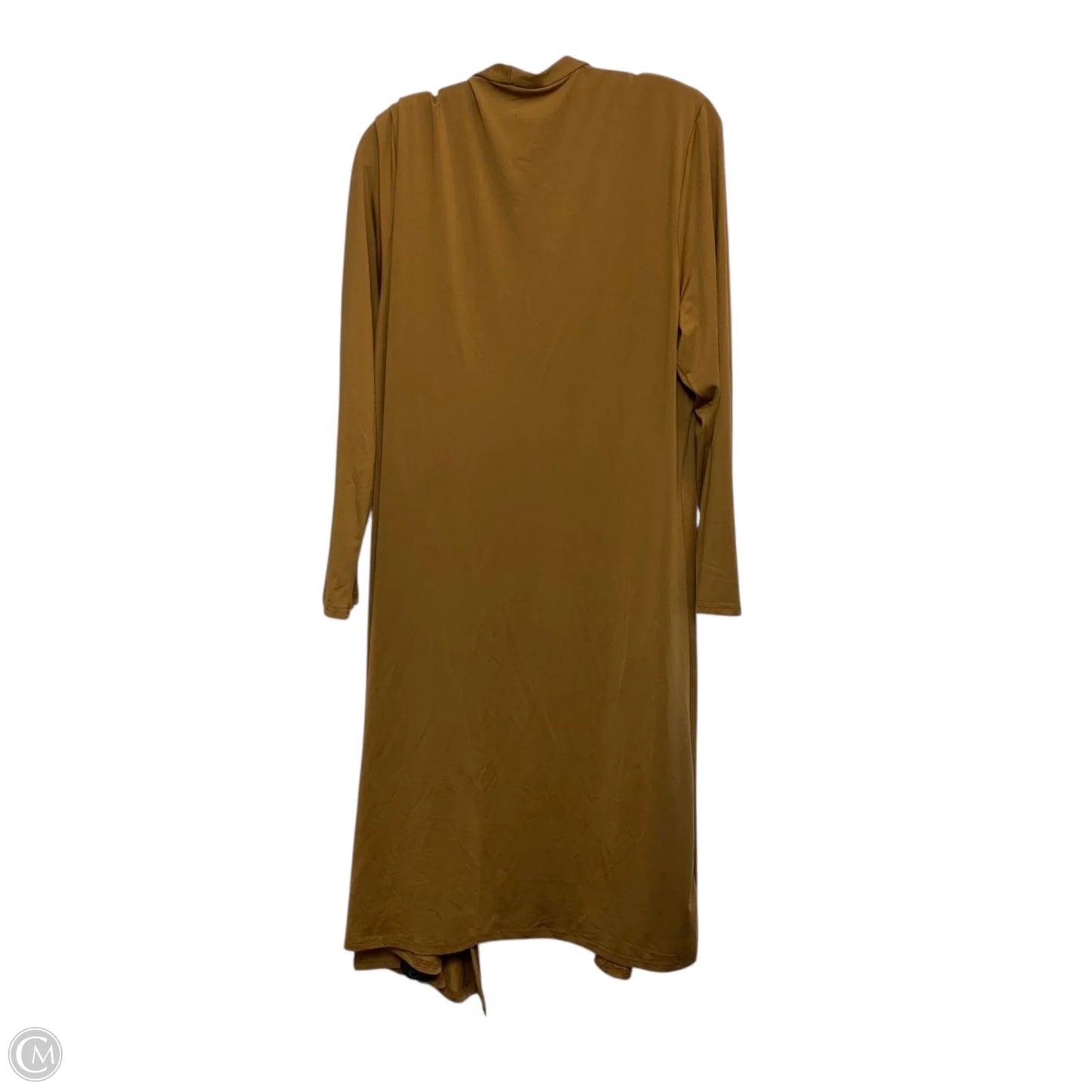 Cardigan By Clothes Mentor In Brown, Size: 2x