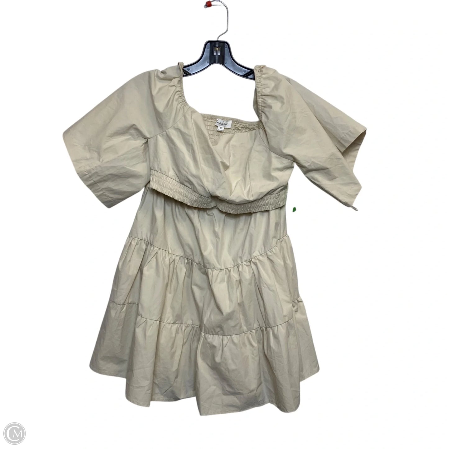 Dress Casual Short By Bucketlist In Tan, Size: S