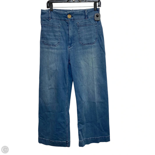 Jeans Wide Leg By Maeve In Blue Denim, Size: 10